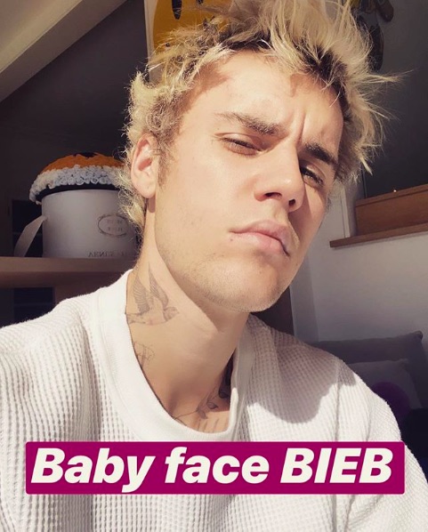 久々にベビーフェイスが戻ってきたジャスティン（画像は『Justin Bieber　2020年2月16日付Instagram「I shaved.」』のスクリーンショット）