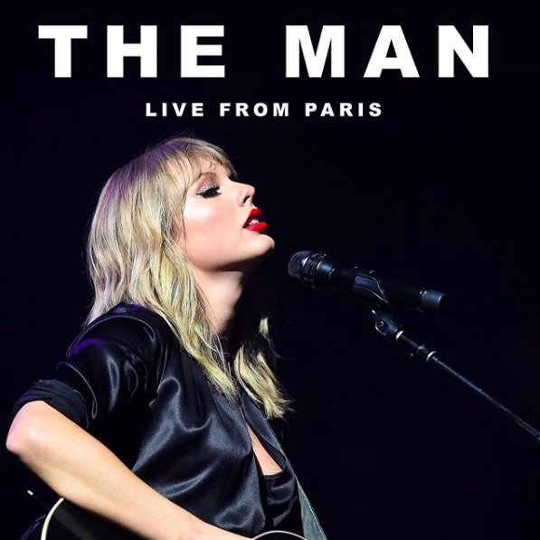 テイラー自らがメガホンを取った『The Man』MVが解禁に（画像は『Taylor Swift　2020年2月17日付Instagram「The Man - Live From Paris」』のスクリーンショット）