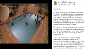 【海外発！Breaking News】プールで溺れた2歳児に気付く者なく、5分後にようやく救出（米）