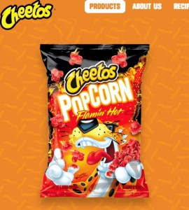 激辛スナック“チートス”（画像は『Cheetos「CHEETOS（R） Crunchy FLAMIN’ HOT（R） Cheese Flavored Snacks」』のスクリーンショット）