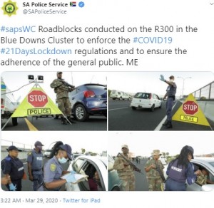【海外発！Breaking News】「法に従え！」外出禁止中の南アフリカで警察官がゴム弾発砲＜動画あり＞