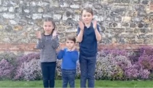 【イタすぎるセレブ達】ウィリアム王子夫妻の子供達3人も医療従事者らに拍手　末っ子ルイ王子の可愛さに再生回数650万回超え＜動画あり＞