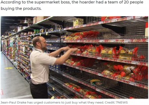 【海外発！Breaking News】150パックのトイレットペーパーを購入した客が返品に　断ったスーパー経営者が怒りの投稿（豪）