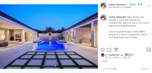 カイリーが新たに購入した40億円の豪邸内部（画像は『Miami Real Estate　2020年4月24日付Instagram「Kylie Jenner just bought a ＄36.5 mill mansion in Holmby Hills; which is one of LA’s most glamorous neighborhoods.」』のスクリーンショット）