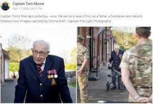 【海外発！Breaking News】「庭100周で募金活動」99歳の退役軍人、歌手とコラボしたチャリティソングが全英チャート1位に（英）