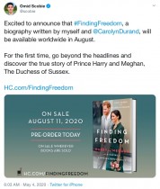 【イタすぎるセレブ達】ヘンリー王子・メーガン妃の伝記本、8月に出版へ　タイトルは「自由を探して」