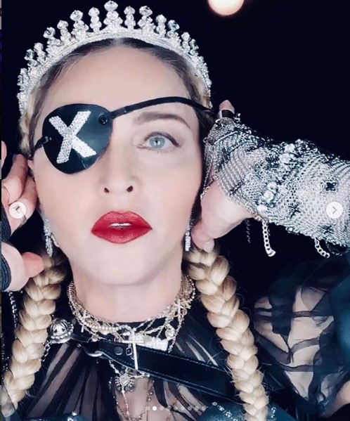 死亡した男性に追悼の意を込めたものの批判されてしまったマドンナ（画像は『Madonna　2020年5月18日付Instagram「Euro-Vision Song Contest one year ago today!!」』のスクリーンショット）