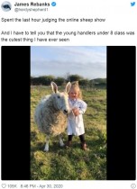 【海外発！Breaking News】羊を完璧に操る3歳少女、キュートな姿に心を奪われる人続出（英）＜動画あり＞