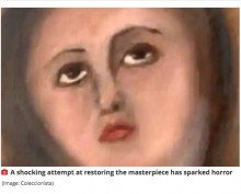 【海外発！Breaking News】聖母マリアの顔がまるで別人に　17世紀の名画が家具修理業者によって台無しになる（スペイン）