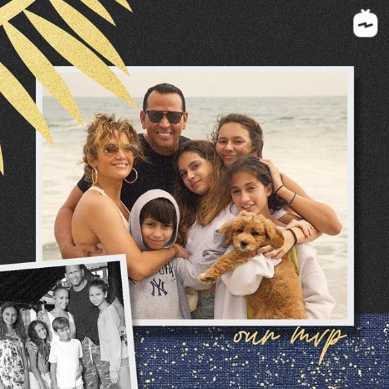 ジェニファー・ロペス＆アレックス・ロドリゲスは最強“ブレンディッド・ファミリー”（画像は『Jennifer Lopez　2020年6月21日付Instagram「Having you in all of our lives is such a blessing.」』のスクリーンショット）