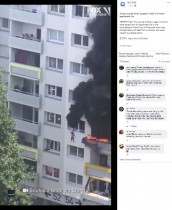【海外発！Breaking News】黒煙と炎が迫る中、10メートル下にジャンプした兄弟を隣人ら見事キャッチ（仏）