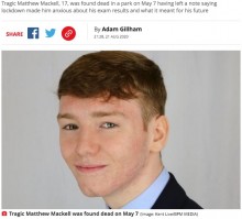 【海外発！Breaking News】学業のプレッシャーを苦に自殺した17歳少年、後に成績優秀の通知が届く（英）