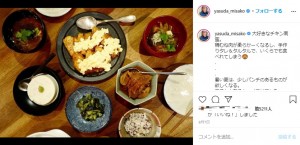 美味しそうな料理が並ぶ安田美沙子の食卓（画像は『安田美沙子　2020年8月7日付Instagram「大好きなチキン南蛮。」』のスクリーンショット）