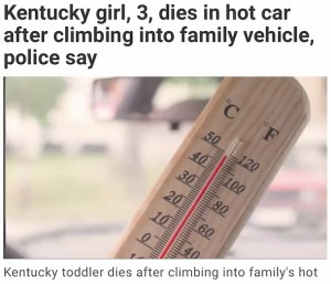 【海外発！Breaking News】3歳女児、親の知らぬ間に車に乗り込み熱中症で亡くなる（米）