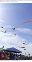 【海外発！Breaking News】凧に絡まった3歳児、突風で地上30メートルまで巻き上げられる（台湾）
