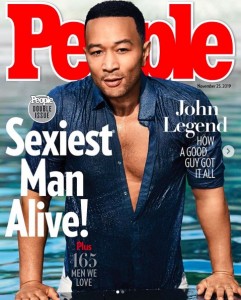 2019年の“最もセクシーな男性”に選ばれたジョン・レジェンド（画像は『John Legend　2019年11月12日付Instagram「Wow.」』のスクリーンショット）