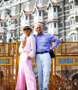 今年11月に結婚20周年を迎えるキャサリン・ゼタ＝ジョーンズとマイケル・ダグラス（画像は『Catherine Zeta-Jones　2020年2月19日付Instagram「Love this man, a pic of us in India.」』のスクリーンショット）