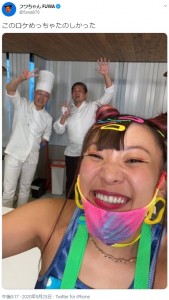 フワちゃんにスイーツ作りを教えたパティシエの辻口博啓さんと山本隆夫さん（画像は『フワちゃん FUWA　2020年9月25日付Twitter「このロケめっちゃたのしかった」』のスクリーンショット）