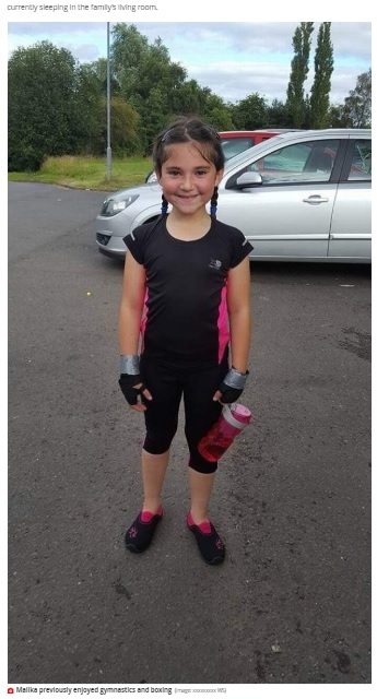 病気になる前、スポーツが好きだった11歳の少女（画像は『Mirror　2020年9月6日付「‘One-in-a-million’ condition left healthy girl, 11, paralysed from the chest down」（Image: xxxxxxxxx WS）』のスクリーンショット）