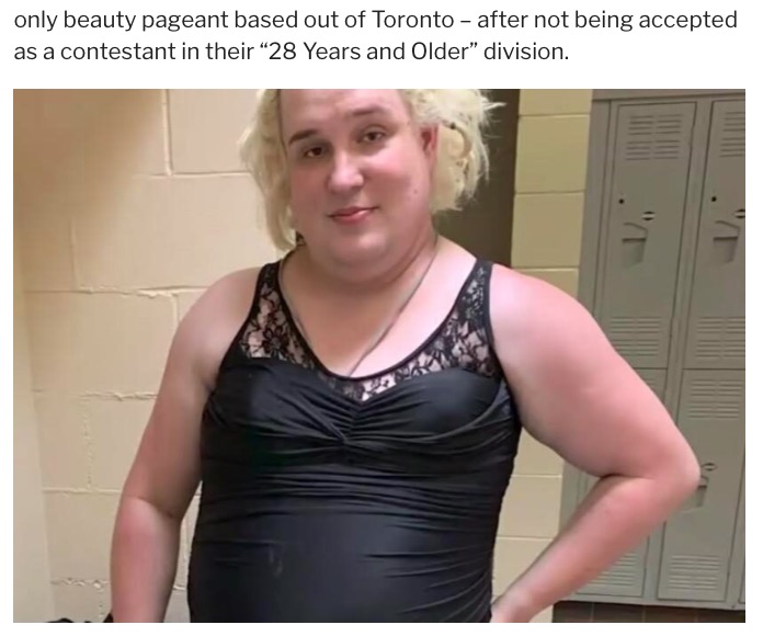 トランスジェンダー女性として生きるも男性器はそのままのジェシカさん（画像は『Sick Chirpse　2020年10月27日付「Trans Activist Jessica Yaniv Is Suing A Women’s Beauty Pageant For Not Allowing Her To Compete」』のスクリーンショット）
