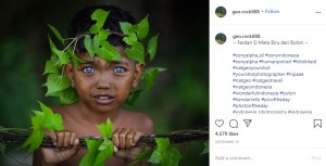 【海外発！Breaking News】遺伝子疾患により鮮やかな青い瞳を持つインドネシアの部族