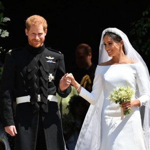 2018年5月19日に行われたヘンリー王子夫妻の結婚式（画像は『The Royal Family　2018年5月19日付Instagram「Congratulations to The Duke and Duchess of Sussex ＃Justmarried ＃RoyalWedding」』のスクリーンショット）