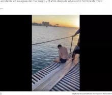 【海外発！Breaking News】「彼こそ鉄人」海の事故で下半身麻痺になった男性　13年後同じ場所で溺れた男性を救う（露）＜動画あり＞