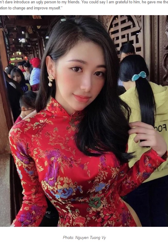美しく生まれ変わり『自信がついた』と語るグエンさん（画像は『Oddity Central　2020年11月16日付「19-Year-Old Undergoes Plastic Surgery After Breaking Up With Boyfriend, Has No Regrets」（Photo: Nguyen Tuong Vy）』のスクリーンショット）