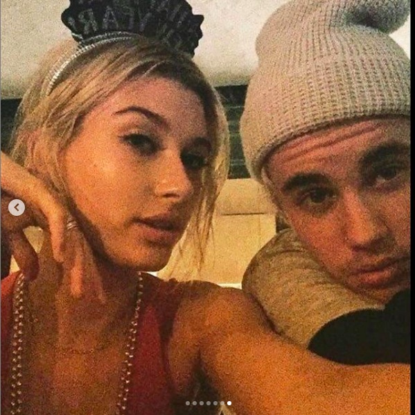 ジャスティンは自慢の妻ヘイリーの写真を連投（画像は『Justin Bieber　2020年11月22日付Instagram「My eyes are 4 you.」』のスクリーンショット）