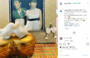 「いつも妻には感謝しかありません」と名倉潤（画像は『Jun Nagura　2020年5月5日付Instagram「今日は結婚15周年です。」』のスクリーンショット）