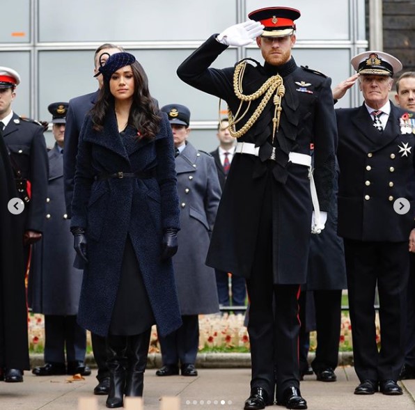 ヘンリー王子、今年の戦没者追悼式には欠席（写真は2019年撮影）（画像は『The Royal Family　2020年11月5日付Instagram「Each year in the grounds of Westminster Abbey a ‘Field of Remembrance’ is created」』のスクリーンショット）