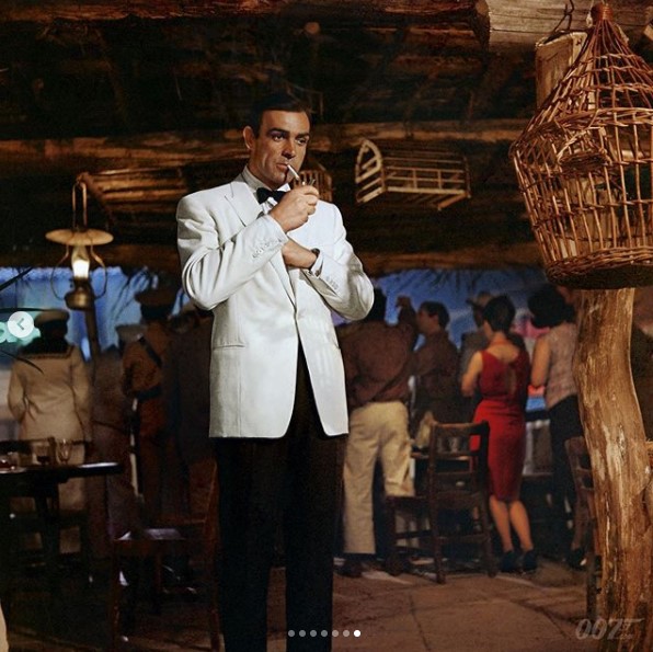 『007』シリーズ7作品でボンド役を演じたショーン・コネリー（画像は『James Bond 007　2020年10月31日付Instagram「Sir Sean Connery has died at the age of 90.」』のスクリーンショット）