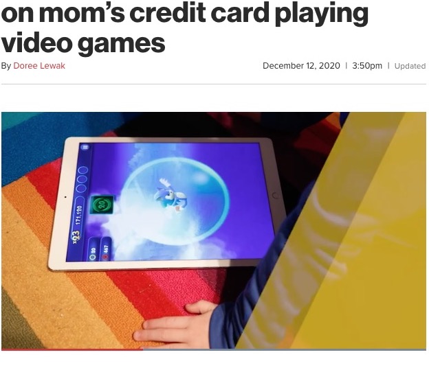 ジョージ君のお気に入りゲーム「ソニックフォース」（画像は『New York Post　2020年12月12日付「This 6-year-old racked up ＄16K on mom’s credit card playing video games」』のスクリーンショット）