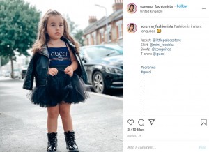 ヘナさん曰く「ブランドとは全てコラボ」（画像は『Sorenna Dreni　2020年8月29日付Instagram「Fashion is instant language」』のスクリーンショット）
