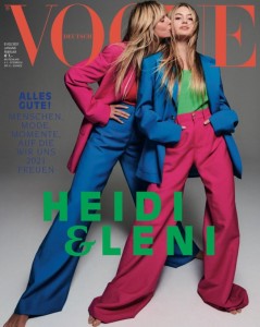 レニのモデルデビューは独版『VOGUE』での母娘競演（画像は『Heidi Klum　2020年12月10日付Instagram「Meine liebe ＠leniklum」』のスクリーンショット）
