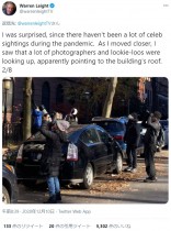 【海外発！Breaking News】「事件か？」NYマンハッタンでカメラを構える人々に遭遇した男性、事態を知って安堵