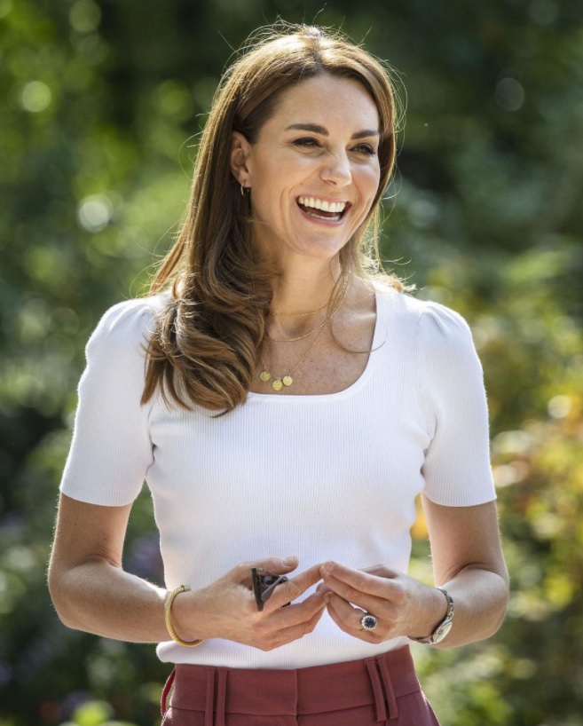 眩しい笑顔を見せるキャサリン妃（画像は『Clarence House　2021年1月9日付Instagram「Happy Birthday to The Duchess of Cambridge!」』のスクリーンショット）