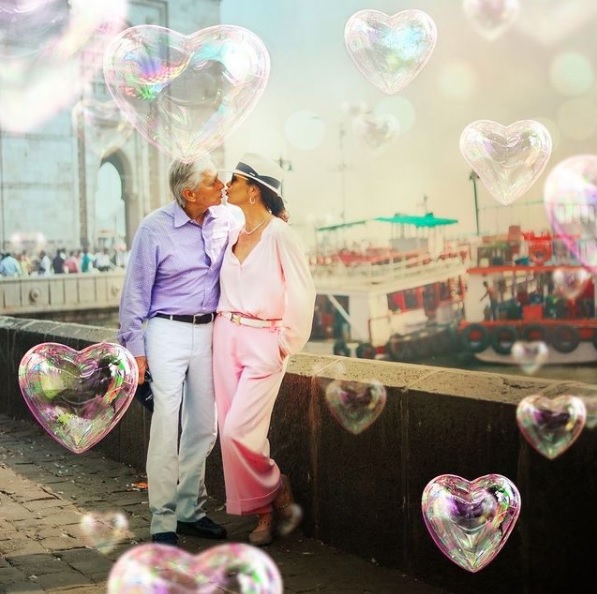 昨年、結婚20周年を迎えたマイケル＆キャサリン（画像は『Catherine Zeta-Jones　2020年2月14日付Instagram「My forever Valentine」』のスクリーンショット）
