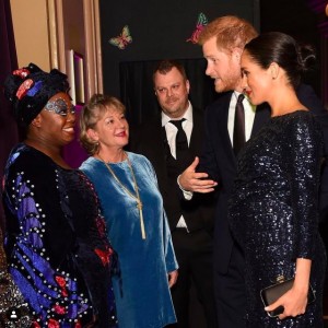 夫に自殺願望を打ち明けた後、公務に出席したメーガン妃（画像は『Duke and Duchess of Cambridge　2019年1月16日付Instagram「This evening The Duke and Duchess of Sussex attended the premiere of ＠Cirquedusoleil’s Totem」』のスクリーンショット）