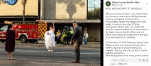 【海外発！Breaking News】真っ白なウエディングドレス姿で交通整理を行う花嫁　「警官になるというのはこういう事」（米）