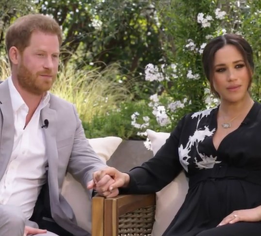 ヘンリー王子夫妻、BBCの報道に激しく反論（画像は『CBS　2021年3月1日付Instagram「CBS Presents Oprah with Meghan and Harry」』のスクリーンショット）
