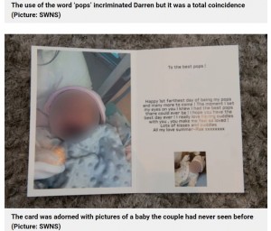 カードに書かれた“Pops”も誤解を招く原因に（画像は『Metro　2021年6月21日付「Mum smashed dad’s laptop, phone and TV after Funky Pigeon messed up Father’s Day order」（Picture: SWNS）』のスクリーンショット）