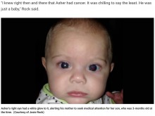 【海外発！Breaking News】白く反射する片目に違和感を覚えた母親　何気なく撮った写真で生後3か月の息子にがんが発覚（米）