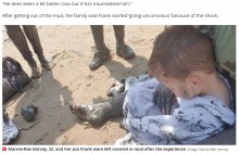 【海外発！Breaking News】肩まで流砂に呑まれた2歳児　「助けて！」と悪夢を見るほどのトラウマに（英）＜動画あり＞