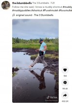 【海外発！Breaking News】南国の島で近道を試みた男性　沼で見事に姿を消す　「異次元に足を踏み入れた」と爆笑の渦（モルディブ）＜動画あり＞