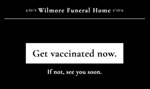 ウィルモア葬儀社の公式サイト（画像は『wilmorefuneralhome.com』のスクリーンショット）
