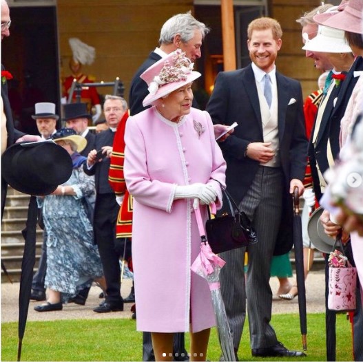 エリザベス女王に「最大限の愛情と尊敬を抱いている」というヘンリー王子（画像は『The Duke and Duchess of Sussex　2019年5月29日付Instagram「Today The Duke of Sussex attended a Garden Party at Buckingham Palace alongside Her Majesty The Queen and other Members of The Royal Family.」』のスクリーンショット）