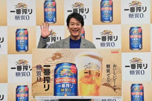 『～これが私のおいしいビール！～「一番搾り 糖質ゼロ」早くも売上2億本!!生誕祭』に登場した唐沢寿明