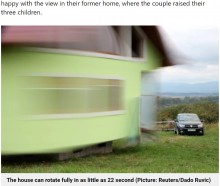 【海外発！Breaking News】「別の景色を見たい」妻の一言で360度回転する家を造った男性（ボスニア・ヘルツェゴビナ）＜動画あり＞