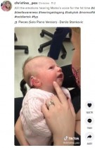 【海外発！Breaking News】ママの声を初めて聞いた赤ちゃんが笑って泣いた！　家族の特別な瞬間に大反響